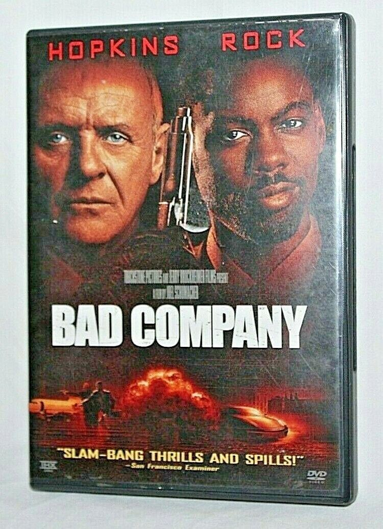 Touchstone Pictures Bad Company DVD Video/Movie 786936052688 Touchstone Pictures Bad Company DVD Video/Movie 786936052688