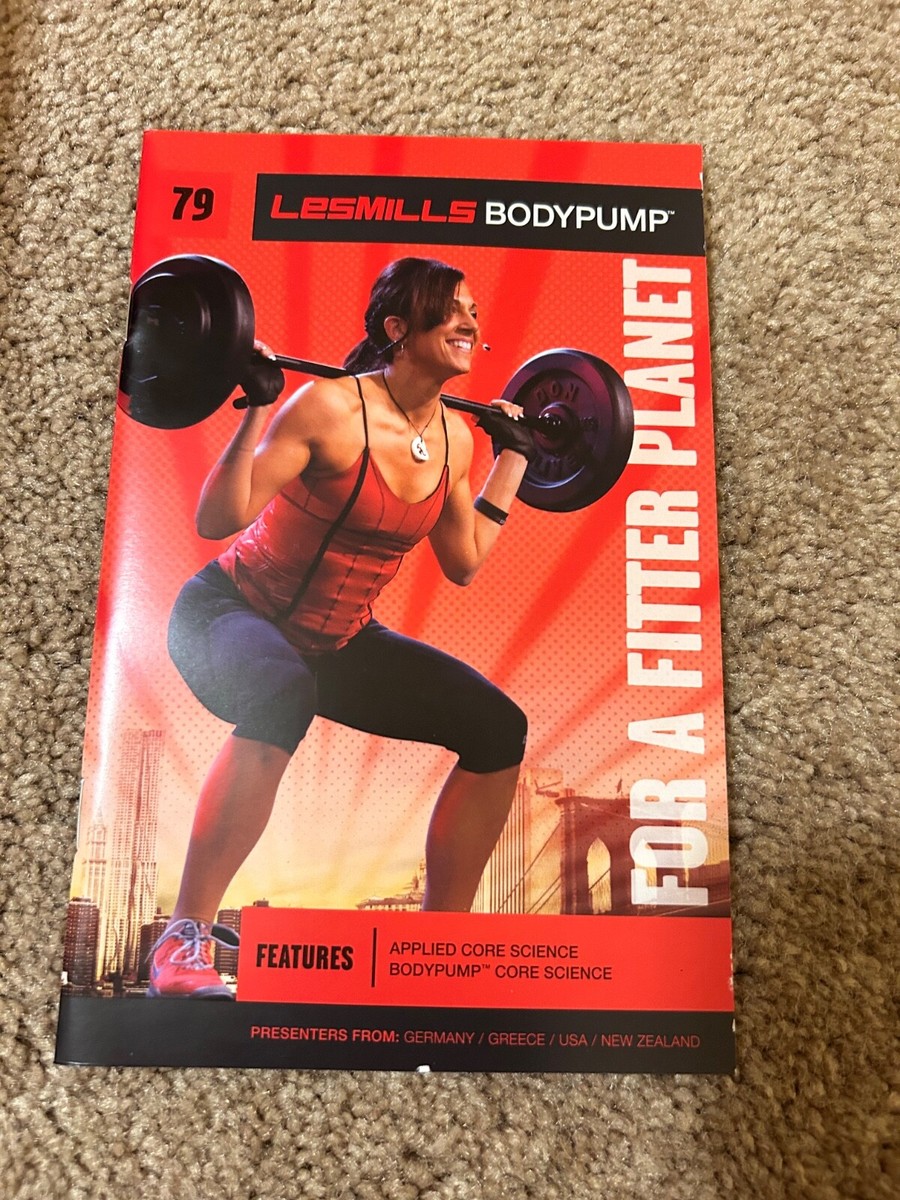 LesMILLS レズミルズ BODYPUMP No.79.81.82.83CD Les Mills BODYPUMP Body Pump 79 DVD + CD + Notes Strength