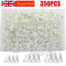 350PCS Closed End Crimp Connectors Nylon Wire Crimp Cap Terminals Assortment Kit