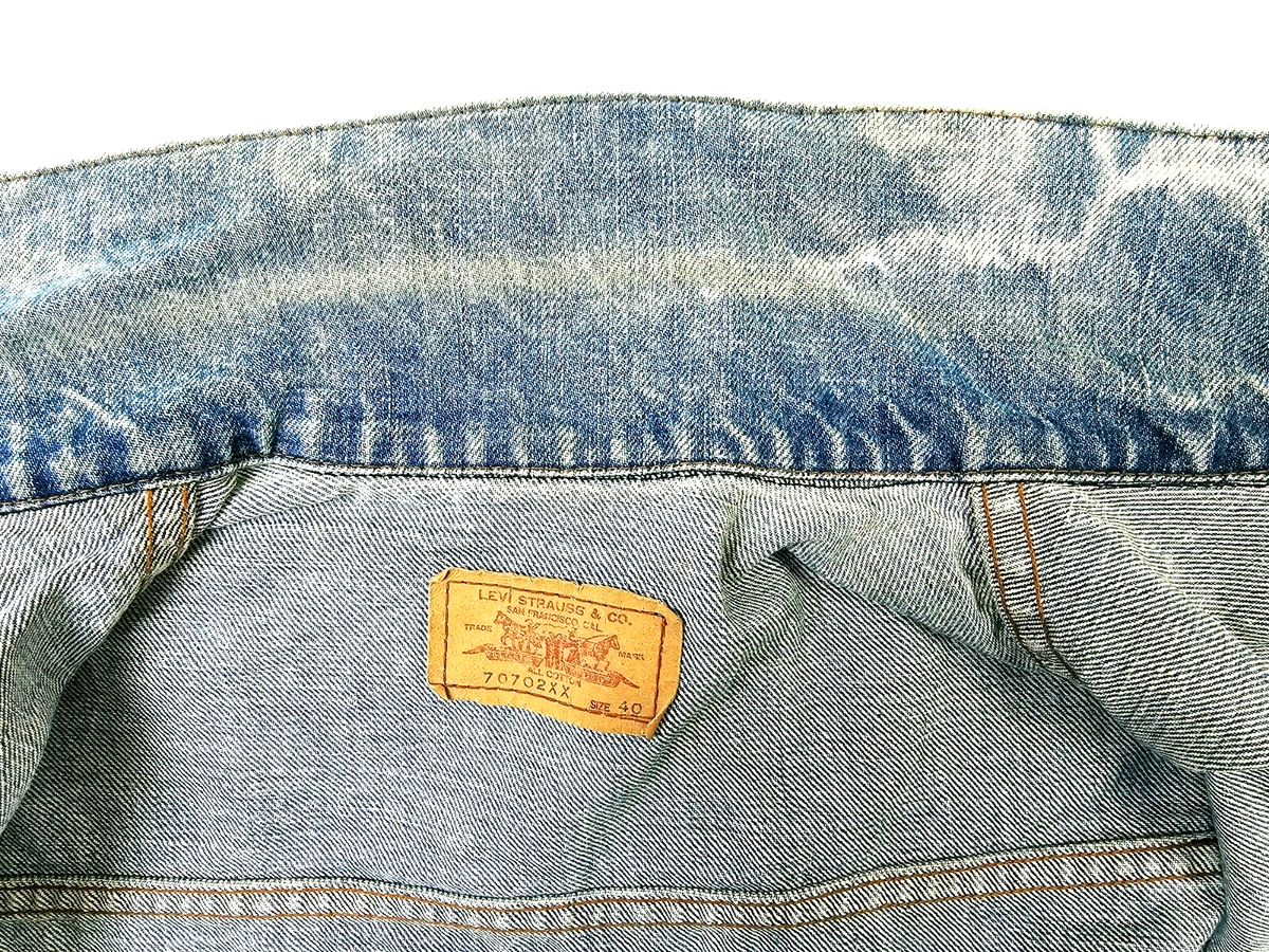HOT VTG 80's Men's REPRO LEVI'S 70702 BIG E SELVEDGE 506 Denim