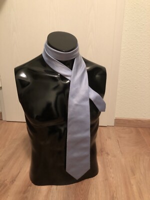 Krawatten aus reiner Seide - C.Comberti - blau