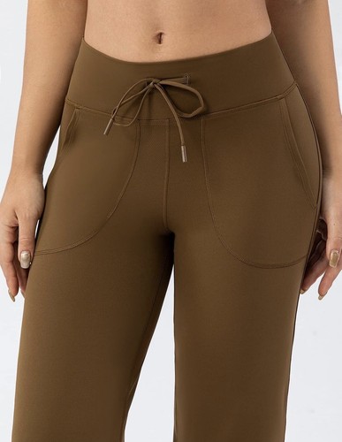 Ukaste Stretchhose Yoga Kordelzug Flatlock Nähte verhindern Scheuern - Bild 3 von 6