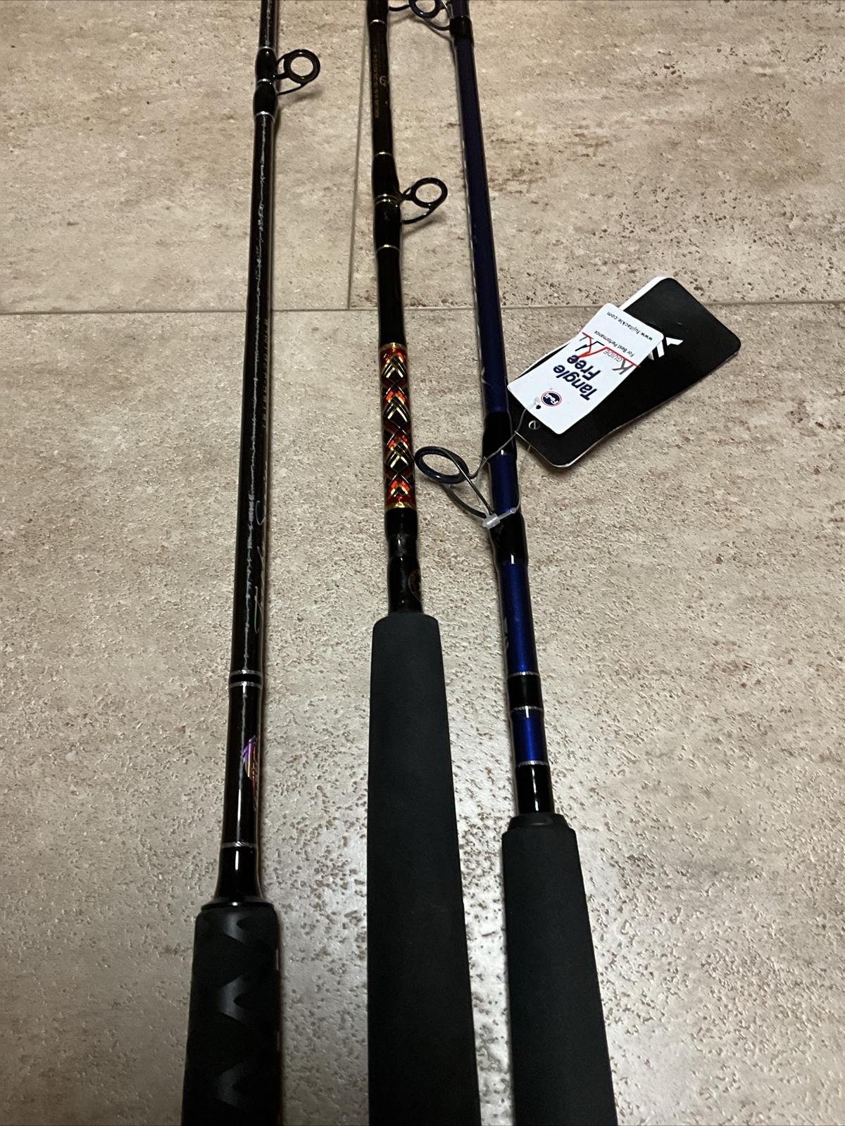Daiwa Harrier Star Paraflex & Tsunami Jigging Rods 3 Rod Lot New ! eBay