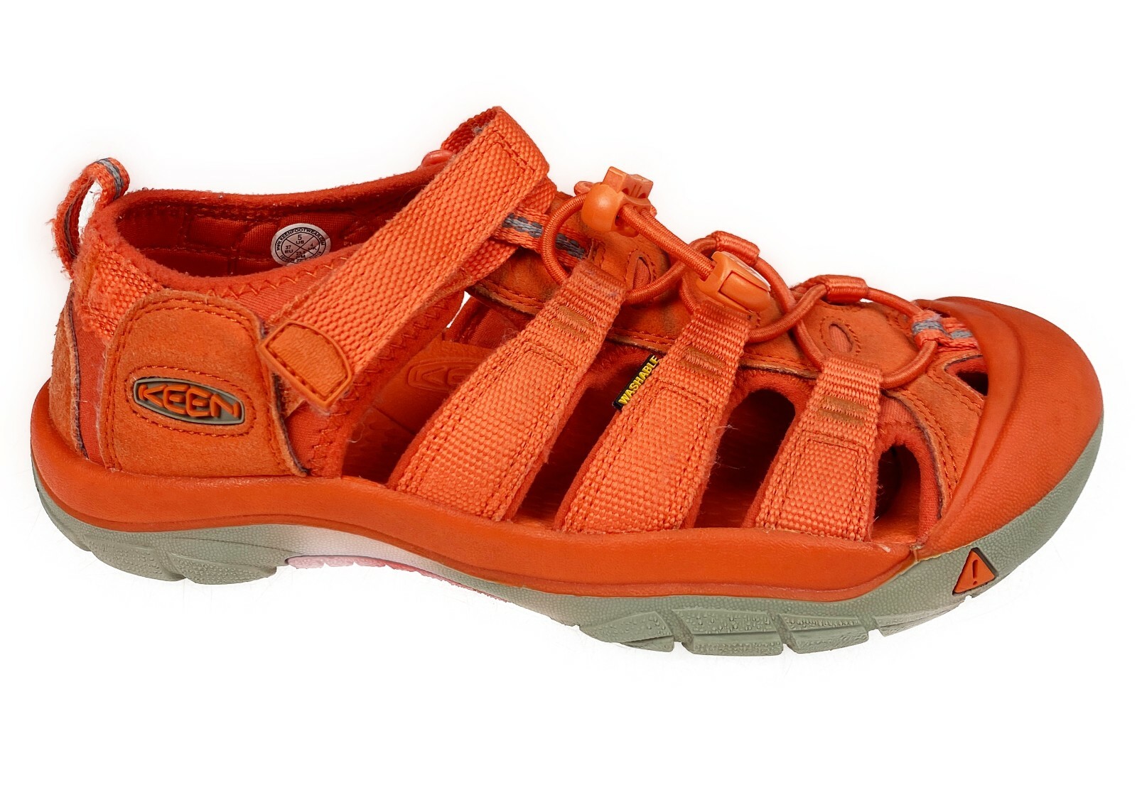 EU 37 Keen Newport sandali attivi arancione brillante escursione acqua lavabile M 5 con 6 5
