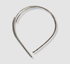  425 Jennifer Behr Women's Silver Evie Crystal Embellished Headband One Size