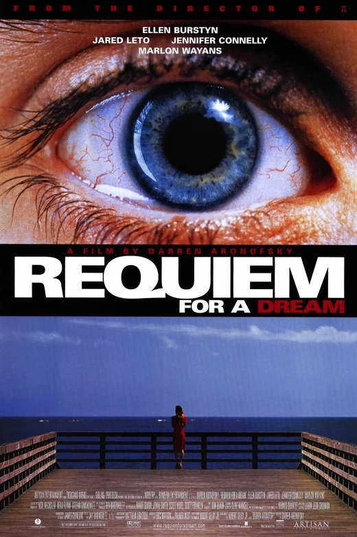 REQUIEM FOR A DREAM Movie Promo POSTER Jared Leto Ellen Burstyn