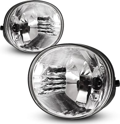For 2005-2007 Toyota Avalon Fog Lights Clear Lens W/Switch Wiring Kit + Bulbs
