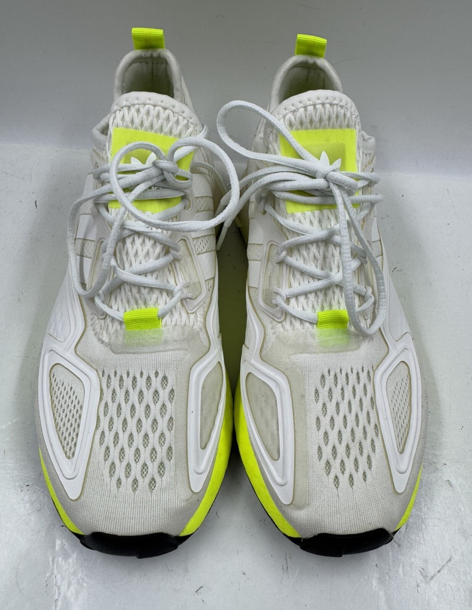 Size 5 - Adidas ZX 2K Boost White Solar Yellow for sale online | eBay
