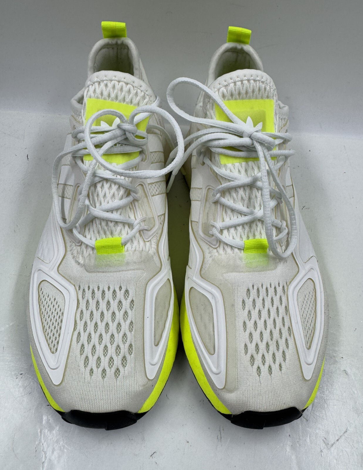 Adidas ZX 2K Boost Men's Sneakers Size 5 White Yellow  Athletic Shoes FW0480 thumbnail 4
