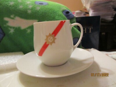 Vintage TWA Royal Ambassador Coffee Cup & Saucer Made by Rosenthal