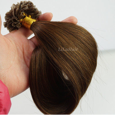 16-32Inch Blonde Keratin Pre Bonded Nail U Tip Glue Remy Human Hair Extensions