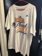 The NBA Finals 2017 Locker Room Adidas Authentic edition T Shirt Size XL