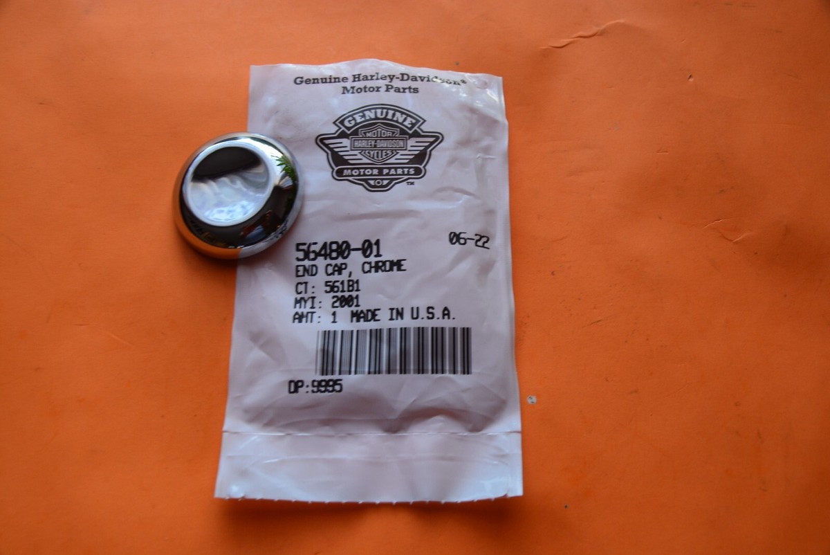 HARLEY NEW OEM Genuine Chrome Handgrip End Cap 56480-01 | eBay