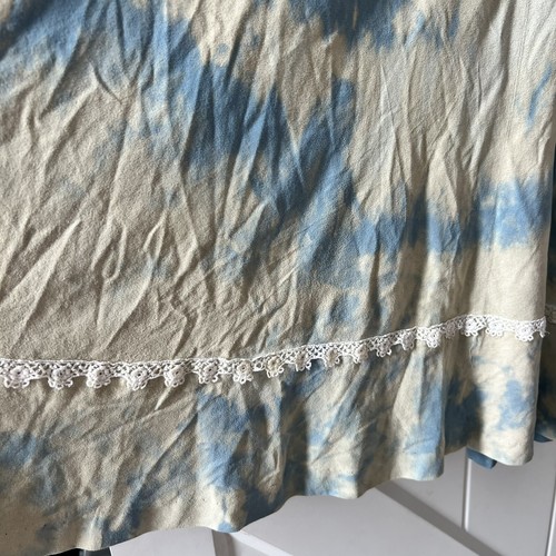 Vintage 70’s Young Edwardian By Arpeja tie dye lace Cottagecore Maxi Dress 11 N - Picture 11 of 14
