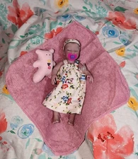 7" Miniature Full Body Silicone baby Girl reborn Mini doll Mini 7"