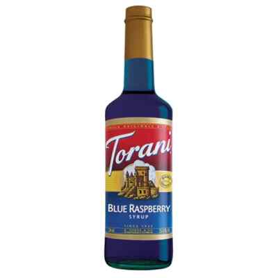 Torani Blue Raspberry Syrup (750 mL), G-Blue Raspberry