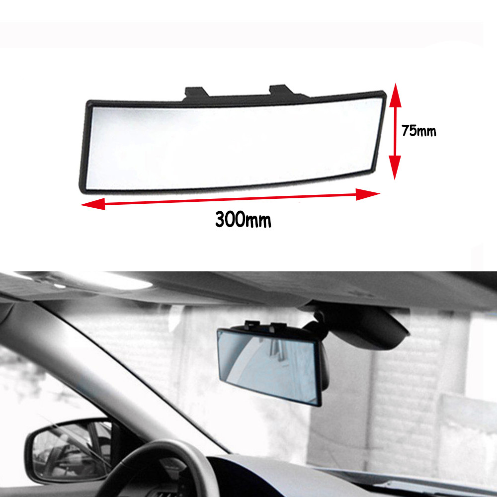 Pour Universel 300mm Courbe Panoramique Convexe Intérieur Clip Sur Rétroviseur Durable Siège