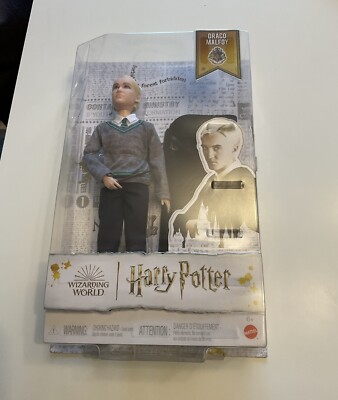 Harry Potter Draco Malfoy Doll Figure Brand New slytherin uniform