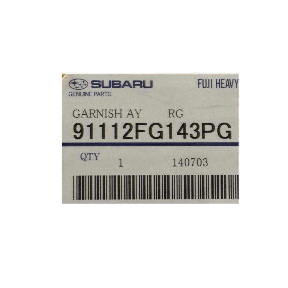 OEM NEW 11-13 Subaru Impreza Rear Lift Gate Finish Panel Garnish 91112FG143PG - Image 4 of 4