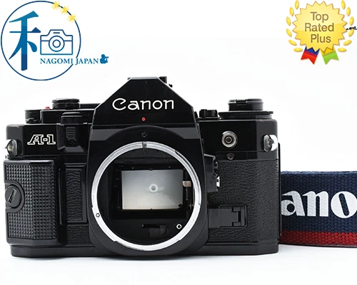 [EXC+5 w/Strap] Canon A-1 SLR 35mm Film Camera Body Black From JAPAN