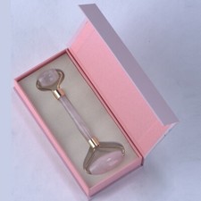 Natural Rose Quartz jade Roller For Anti Aging Face Massage