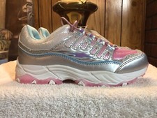 Girls Avia CASUAL SNEAKERS SHOES SIZE 13 Silver/Pink/Light purple NEW