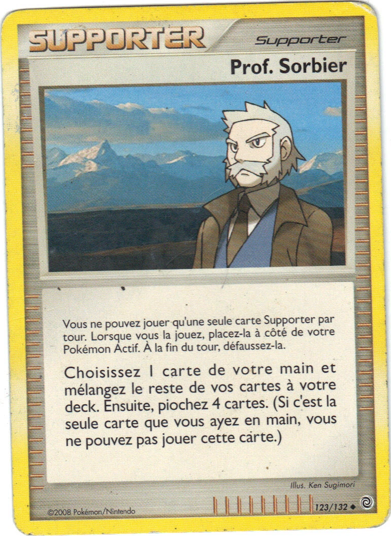Pokemon n° 123/132 - Cartas de Coleccionista - Entrenador - Prof. Sorbier
