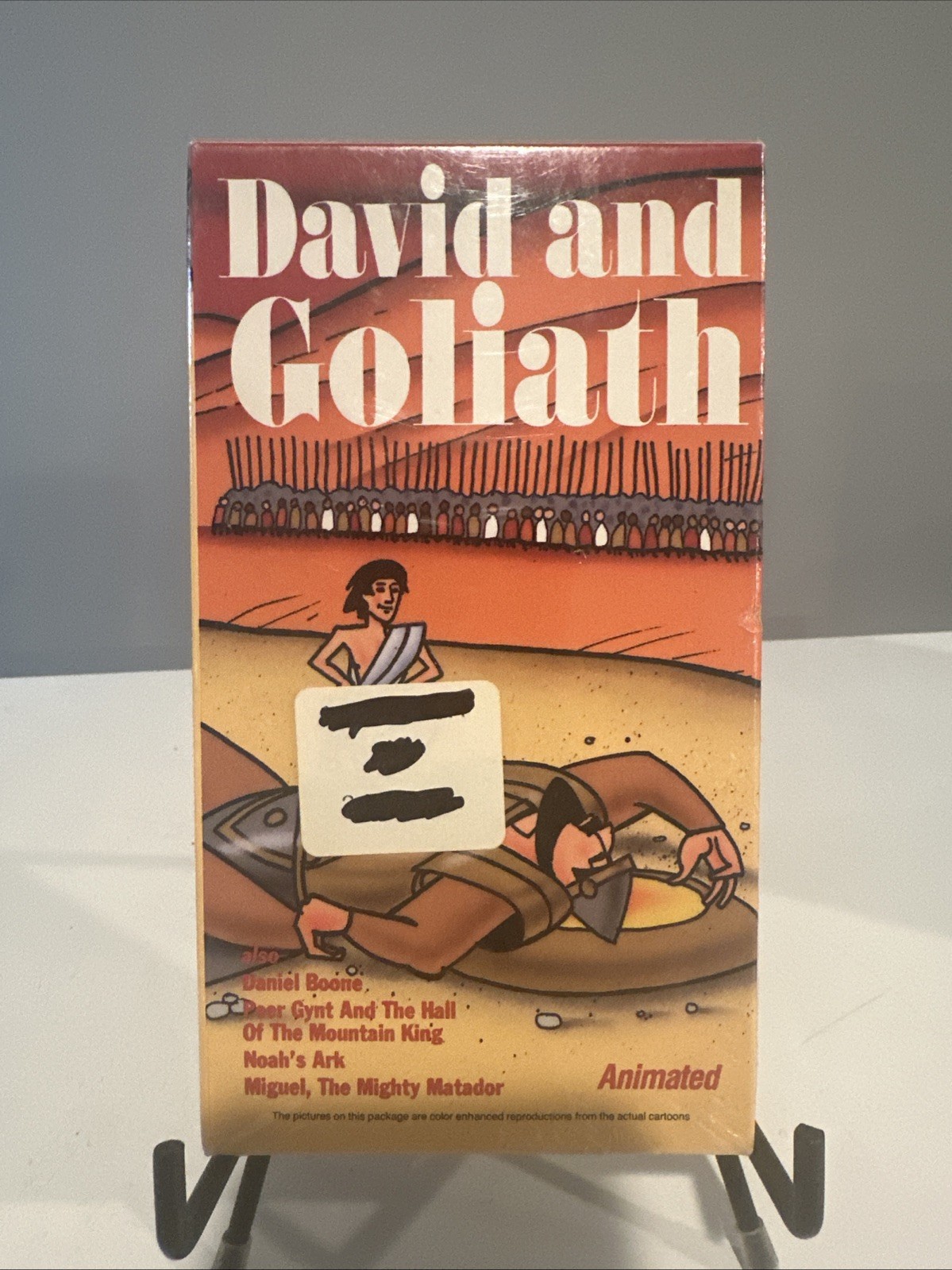 David & Goliath (VHS 1994) Video Tape Animated DEC Diamond Kids Bible Story NEW