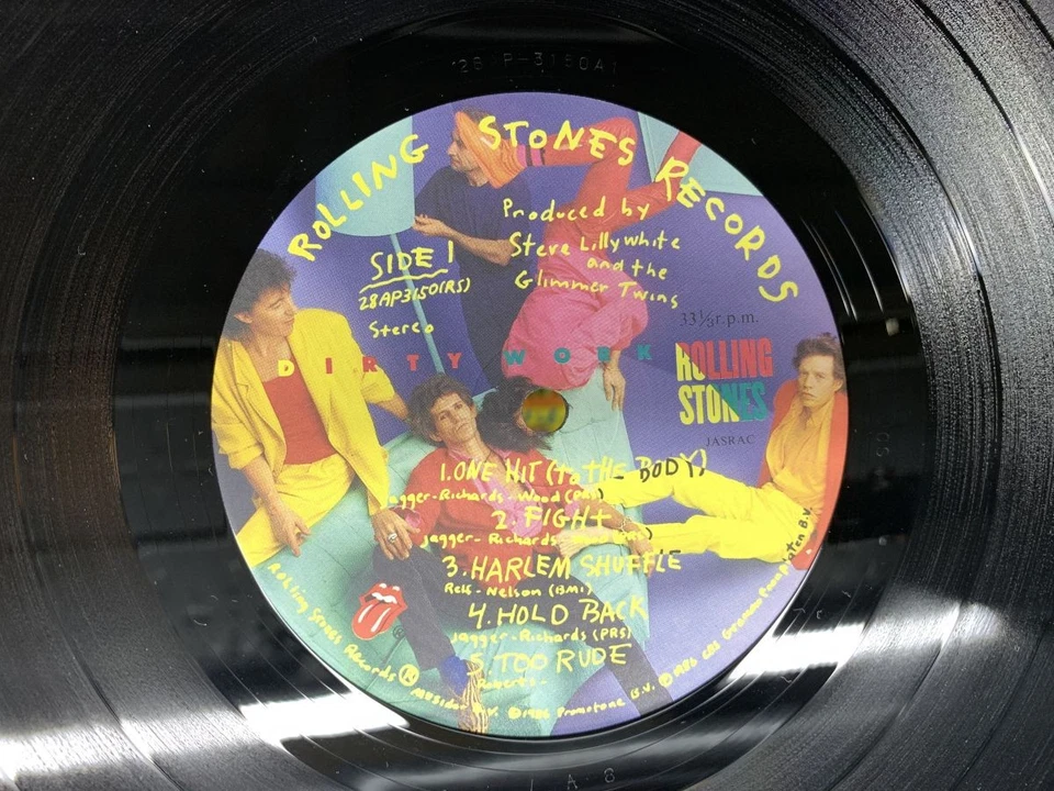 The Rolling Stones Dirty Work Japan LP [63158ER] - Image 2 of 2