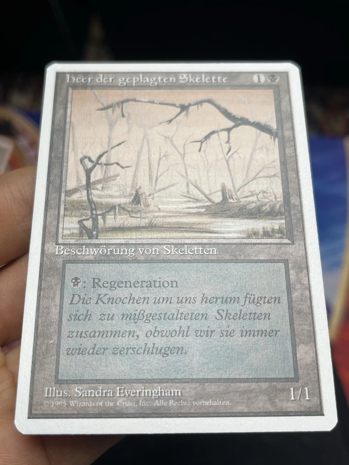 German Misprint Drudge Skeletons Swamp With Regenerate • NM- • Mtg (2034) - Image 2 of 4