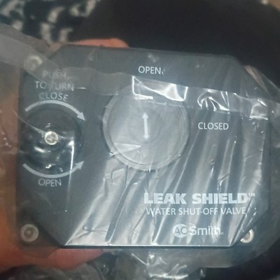 AO Smith Leak Shield Brass Water Shut-Off Valve for Water Systems Plumbing