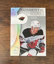2024-25 Upper Deck SP Game Used Authentic Rookies #267 Graeme Clarke Devils RC