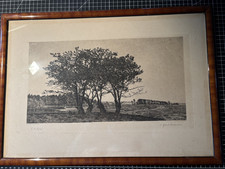 Karl Holleck- Weithmann Radierung hansigniert, 1909