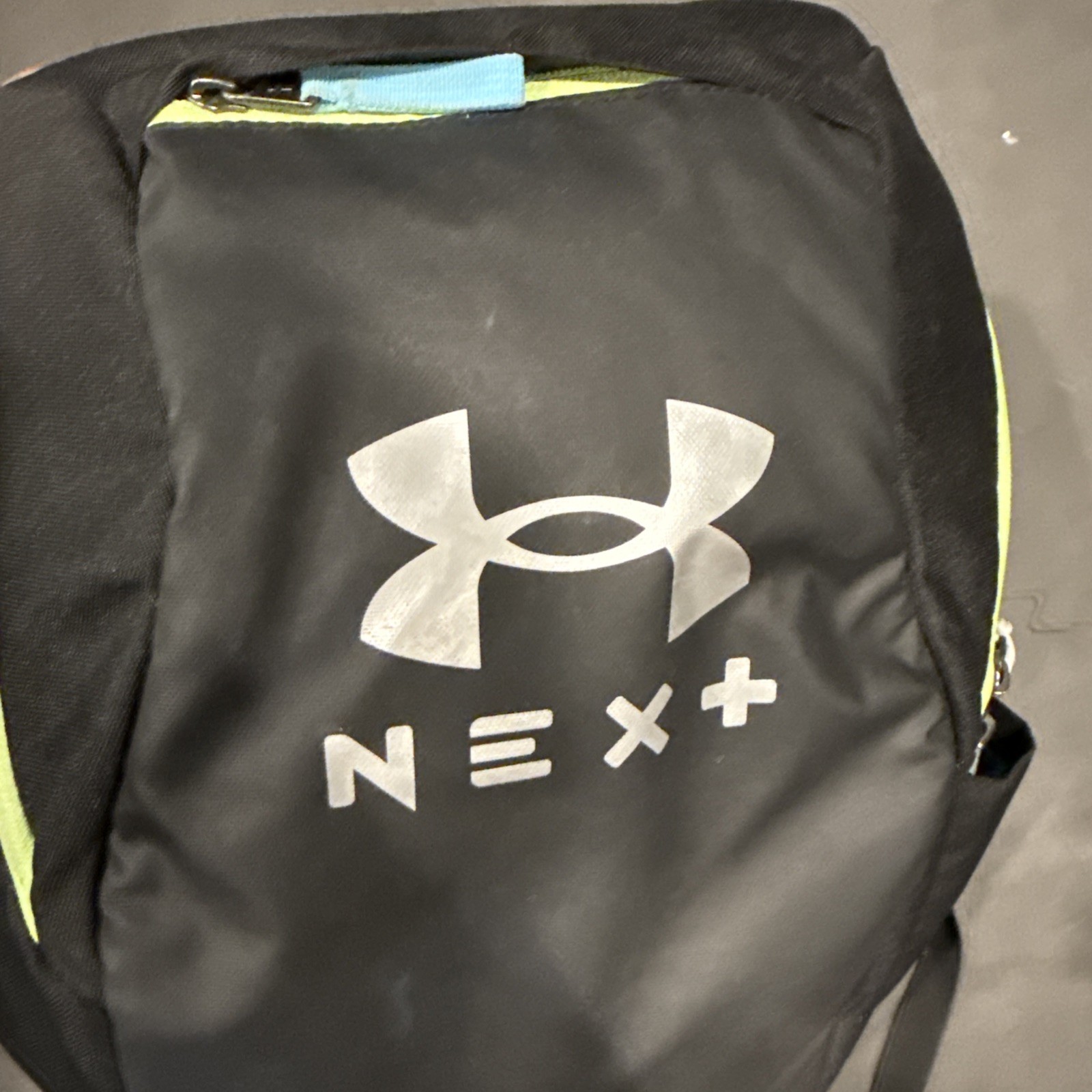 UA NEXT Player Issued Backpack Black Green Pink image 2
