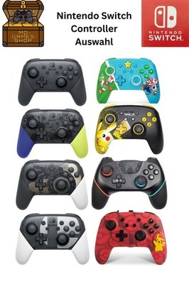 NINTENDO SWITCH CONTROLLER GAMEPAD AUSWAHL WIRED/WIRELESS GETESTET & GEPRÜFT
