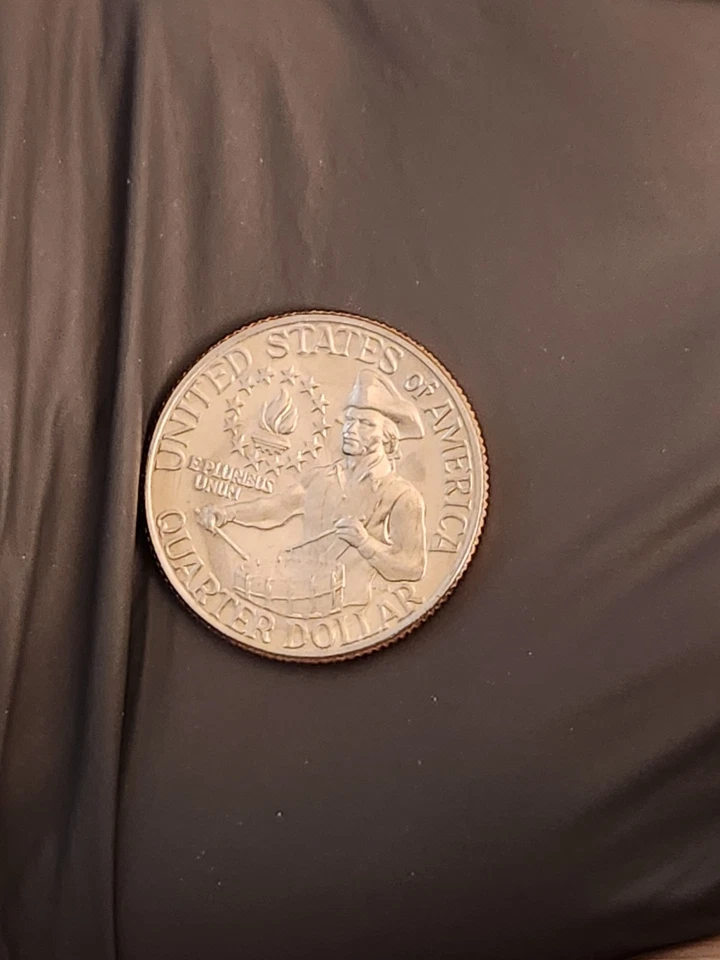 Moneda Bicentenario Cuarto D 1776-1976 - Rara moneda coleccionable Foto 4 de 4