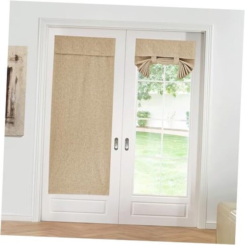 Door Curtains 100% Blackout Shades French Door Shades for Large Window