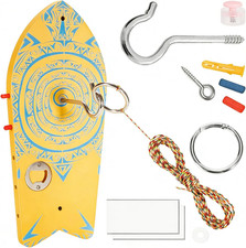 Hook and Ring Toss Game, Toss Game Set Outdoor Indoor, Hook and Ring Swing DIY