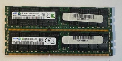 Samsung 132 (2X16GB) DDR3 ECC RDIMM PC3-14900R 1866MHz M393B2G70BH0-CH9