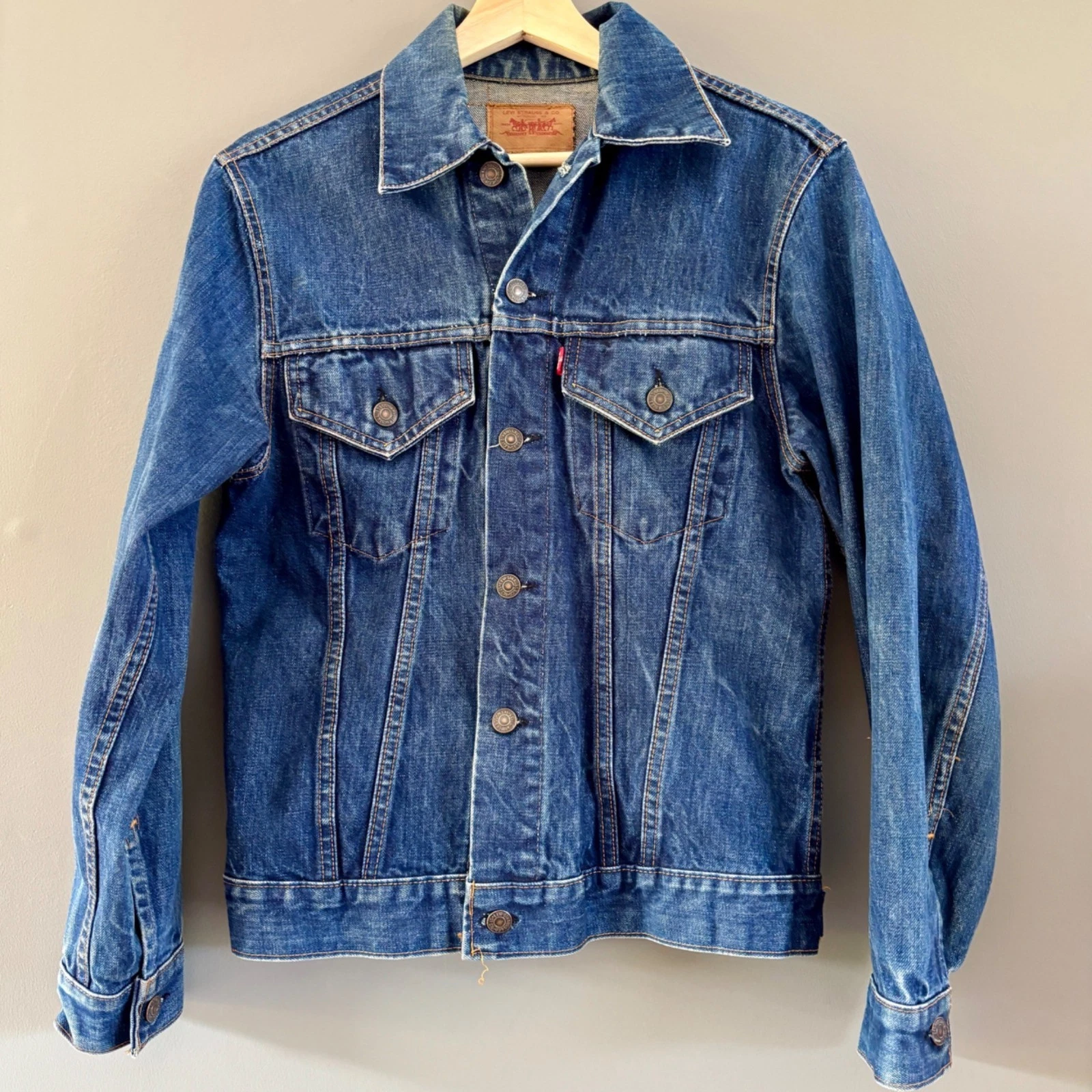 Vintage 70s Levi’s Trucker Denim Jacket Made in USA Size 36 70505 0217 Type III