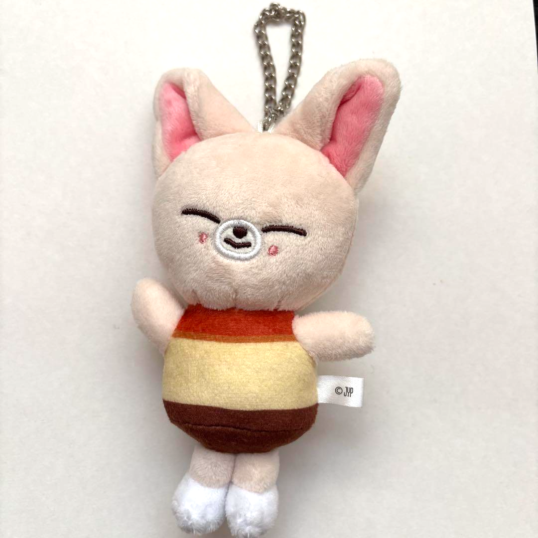 Official Stray Kids SKZOO Aien Foxl.Ny Pudding Bag Charm Very good