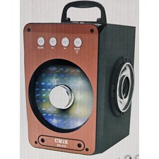 Altavoz Portátil CMIK Bluetooth MK-619 MP3 FM Radio Aux SD LED (Rojo)