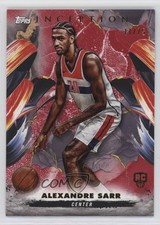 2024-25 Topps Inception Red 11/75 Alexandre Sarr #2 Rookie RC 11ng