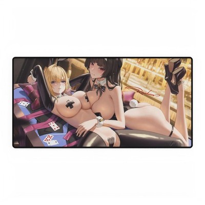 Evelyn & Astra Yao Zenless Zone Zero Waifu Playmat, Gaming MousePad Desk Mat V51