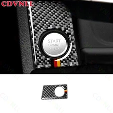 For Audi A4 A5 S4 S5 2017-2023 Real Carbon Fiber One-Click Startup Switch Button