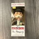 Funko Wacky Wobbler Mr. Monopoly Monopoly Bobblehead Plastic Ad Icons Multicolor