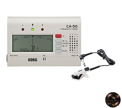 KORG CA-50 Chromatisches Stimmgerät + CM-300-WHBK Kontakt Mikrofon Set