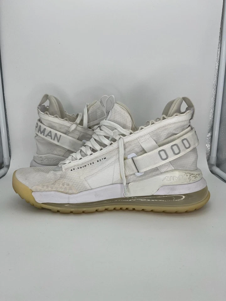 Jordan Proto Max 720 Zapatos Para Hombre Talla 12.5 Summit Blanco BQ6623-100 Tenis Foto 3 de 4