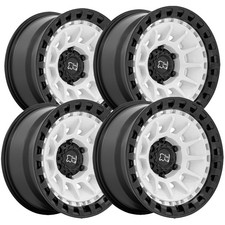 (Set of 4) Black Rhino Barrage 18x9 6x5.5