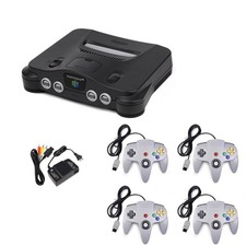 Nintendo 64 Console Bundle Pick 0-4 Controllers  Cables  Warranty, Authentic